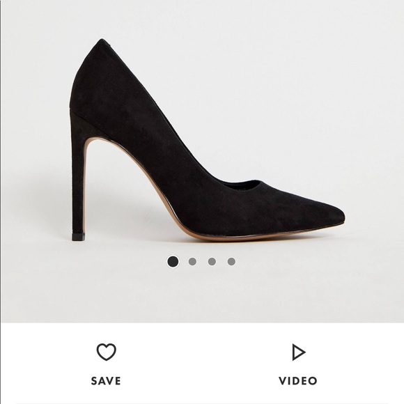 ASOS Black velvet pumps - Picture 2 of 5